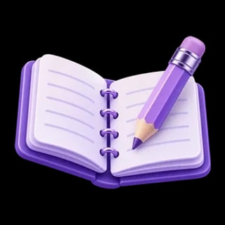 Caderno com lápis representando um evento em preparação